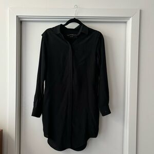 AllSaints 100% Silk Shirt Dress
